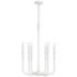 Capital Lighting Paloma 6 Light Chandelier Textured White