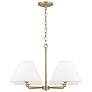 2_Capital Lighting Parson 4 Light Chandelier 27" Matte Brass