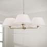 1_Capital Lighting Parson 4 Light Chandelier 39.25" Matte Brass