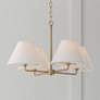3_Capital Lighting Parson 4 Light Chandelier 39.25" Matte Brass more views