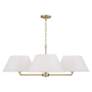 5_Capital Lighting Parson 4 Light Chandelier 39.25" Matte Brass more views