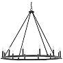 2_Capital Lighting Pearson 48 1/2" Black Iron 12 Light Ring Chandelier