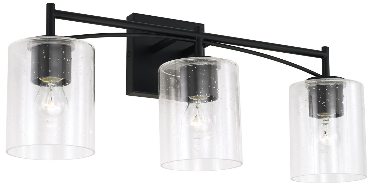 Image 2 Capital Lighting Peyton 3 Light Vanity 23" Matte Black