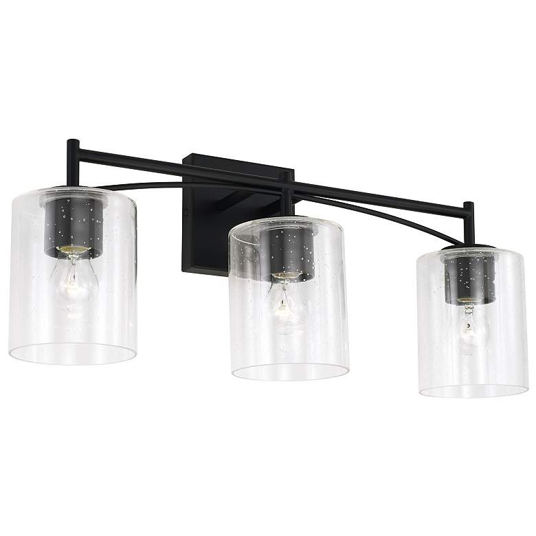 Image 1 Capital Lighting Peyton 3 Light Vanity Matte Black