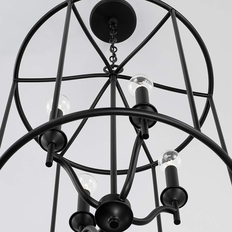 Image 3 Capital Lighting Peyton 4 Light Foyer Matte Black more views