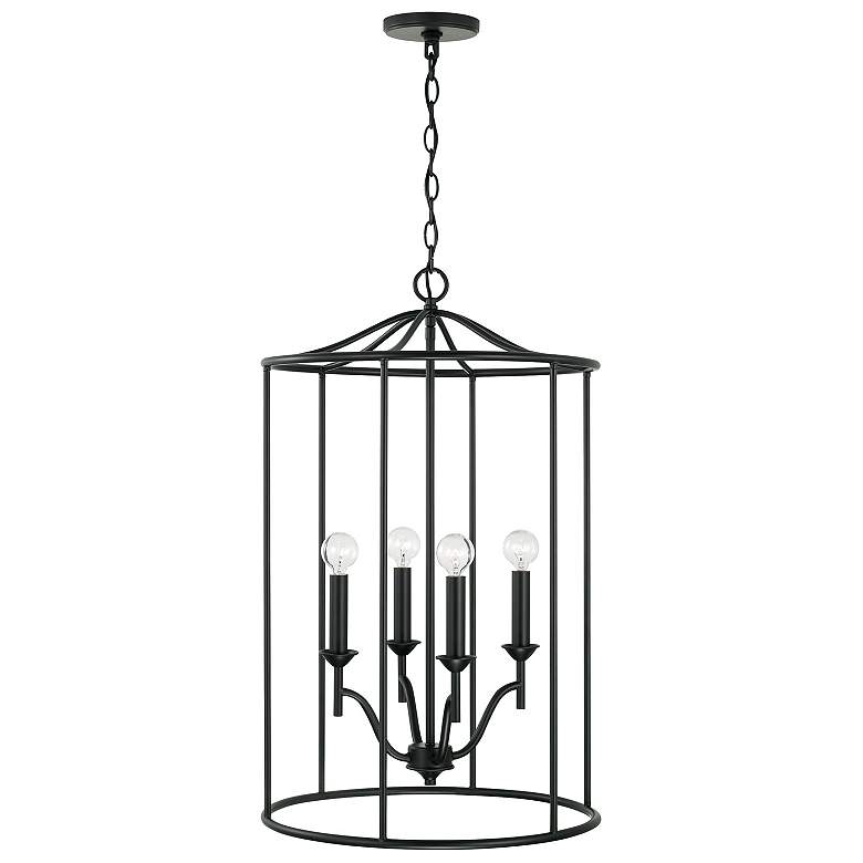 Image 4 Capital Lighting Peyton 4 Light Foyer Matte Black more views