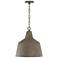 Capital Lighting Quarry 1 Light Pendant 15.5" Clay