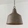 1_Capital Lighting Quarry 1 Light Pendant 15.5" Clay