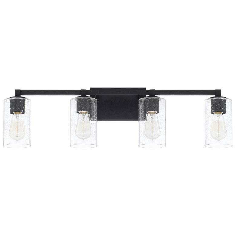 Image 1 Capital Lighting Ravenwood 4 Light Vanity Black Iron