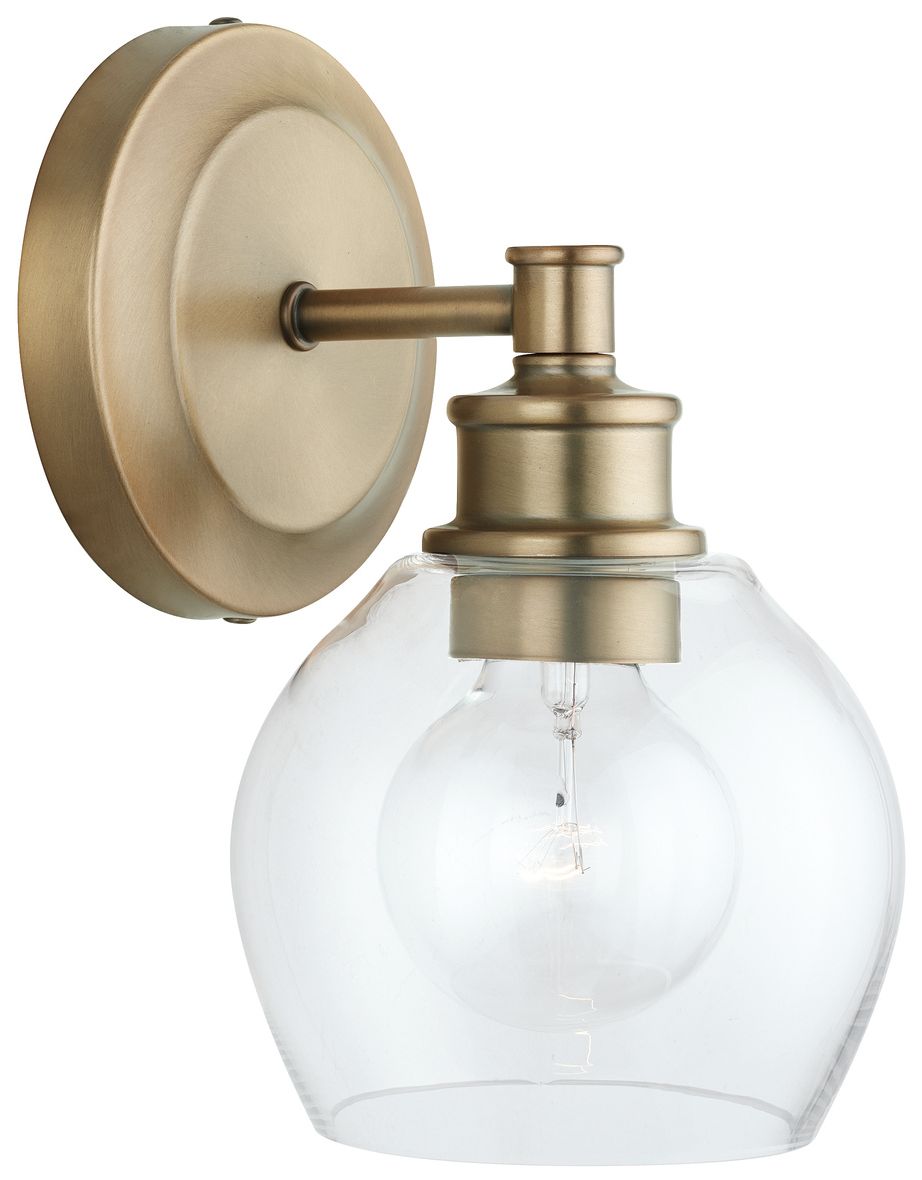 Capital Lighting Remington 9 3/4" High Aged Brass Wall Sconce
