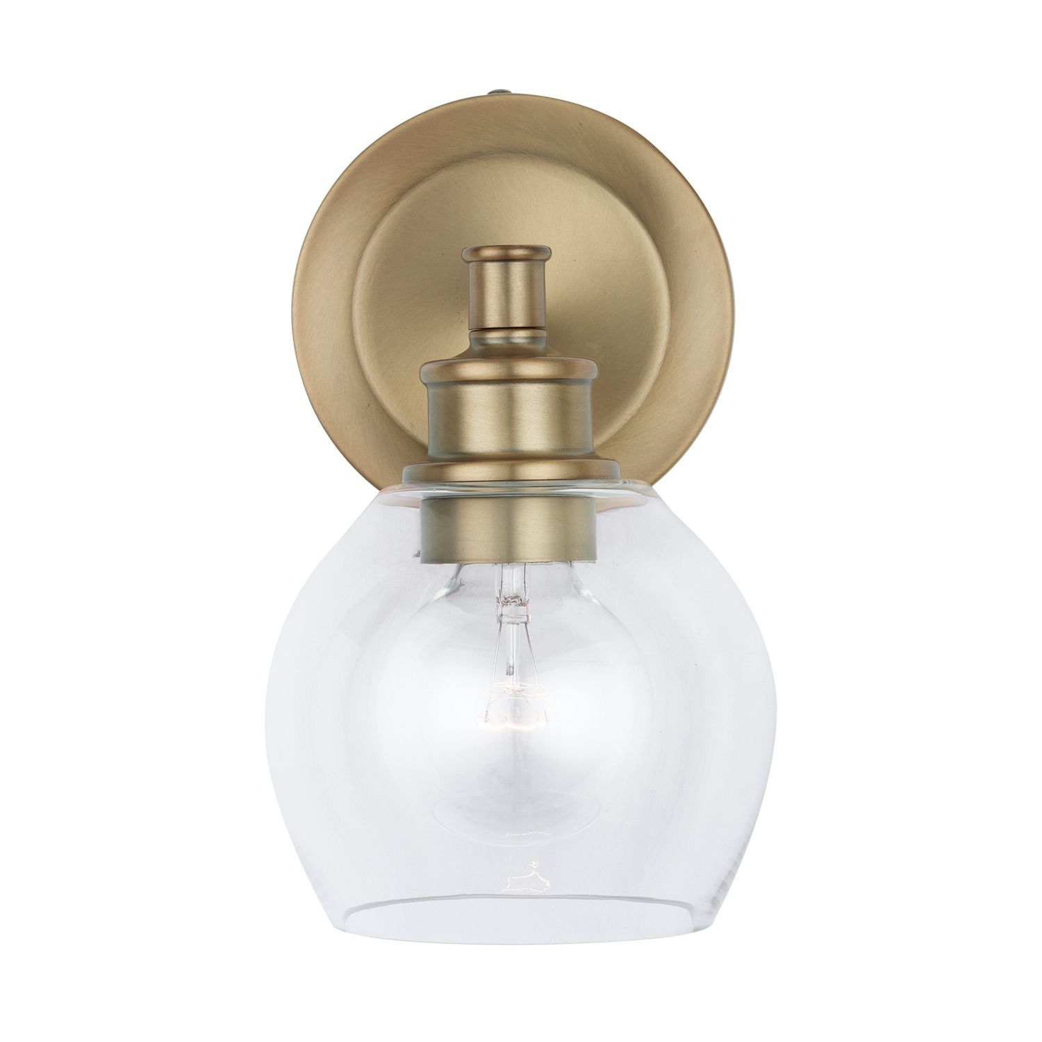 Image 4 Capital Lighting Remington 9 3/4" High Aged Brass Wall Sconce more views