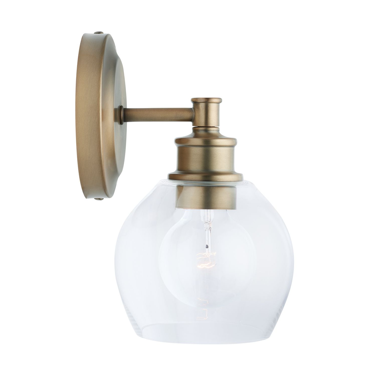 Image 5 Capital Lighting Remington 9 3/4" High Aged Brass Wall Sconce more views