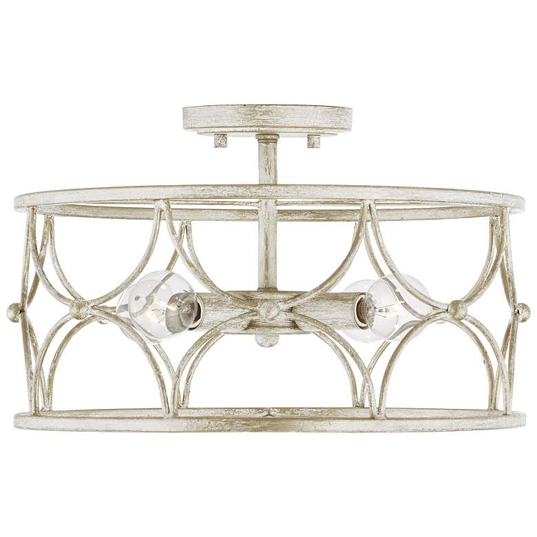 Image 2 Capital Lighting Ricci 15 1/2" Wide 4-Light Winter White Ceiling Light