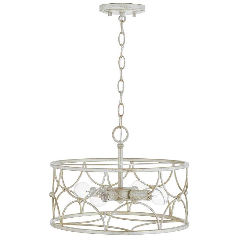 Image 5 Capital Lighting Ricci 15 1/2" Wide 4-Light Winter White Ceiling Light more views