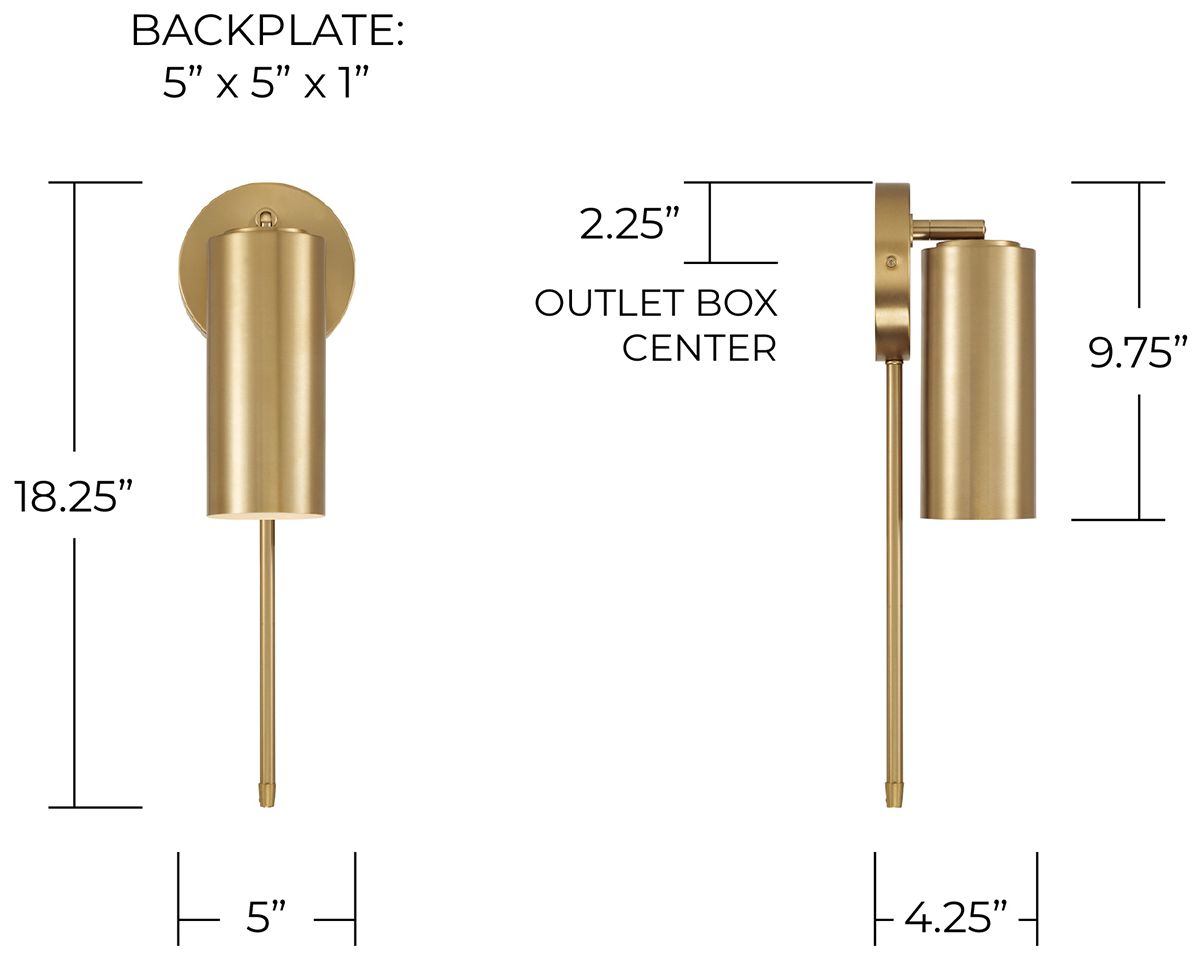 Capital Lighting Robbie 1 Light Sconce 5