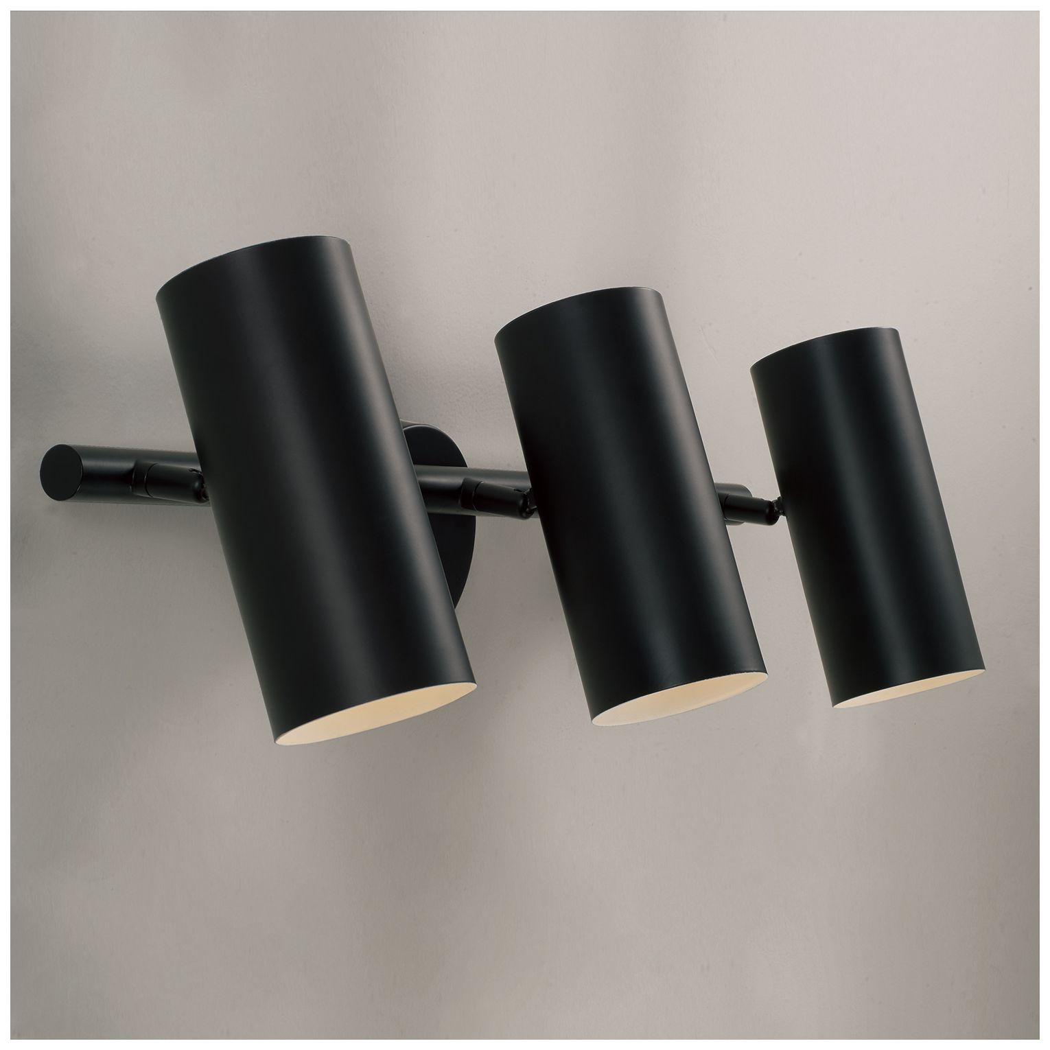 Image 3 Capital Lighting Robbie 3 Light Vanity 24" Matte Black more views