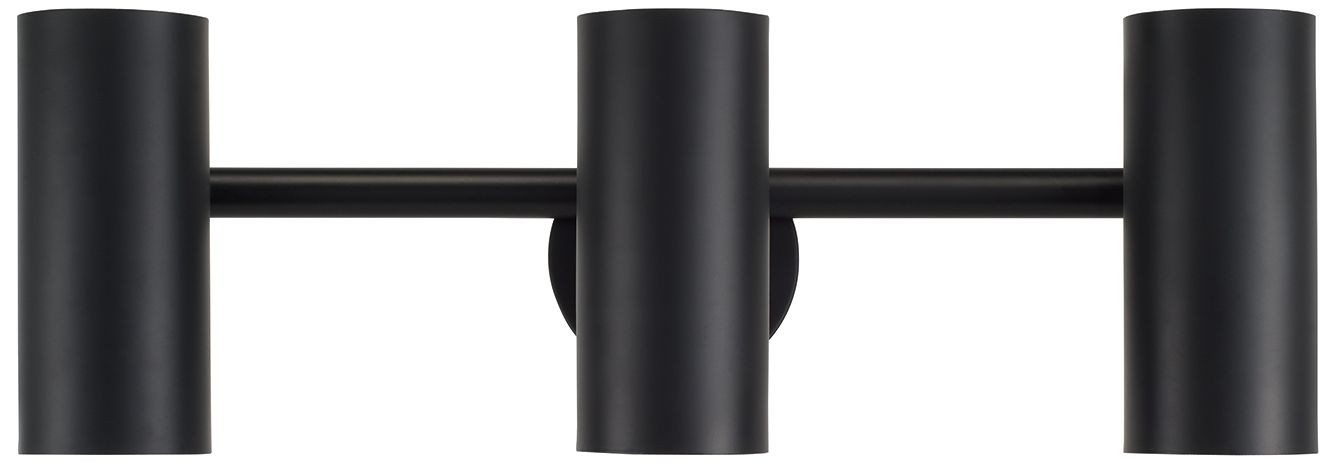 Image 6 Capital Lighting Robbie 3 Light Vanity 24" Matte Black more views