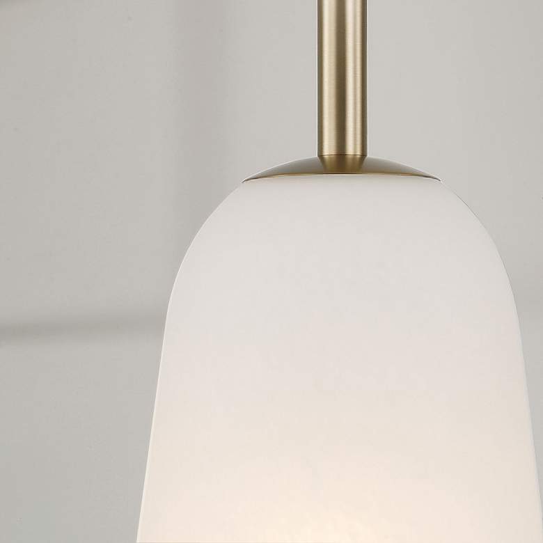 Image 3 Capital Lighting Romy 1 Light Pendant 10" Matte Brass more views