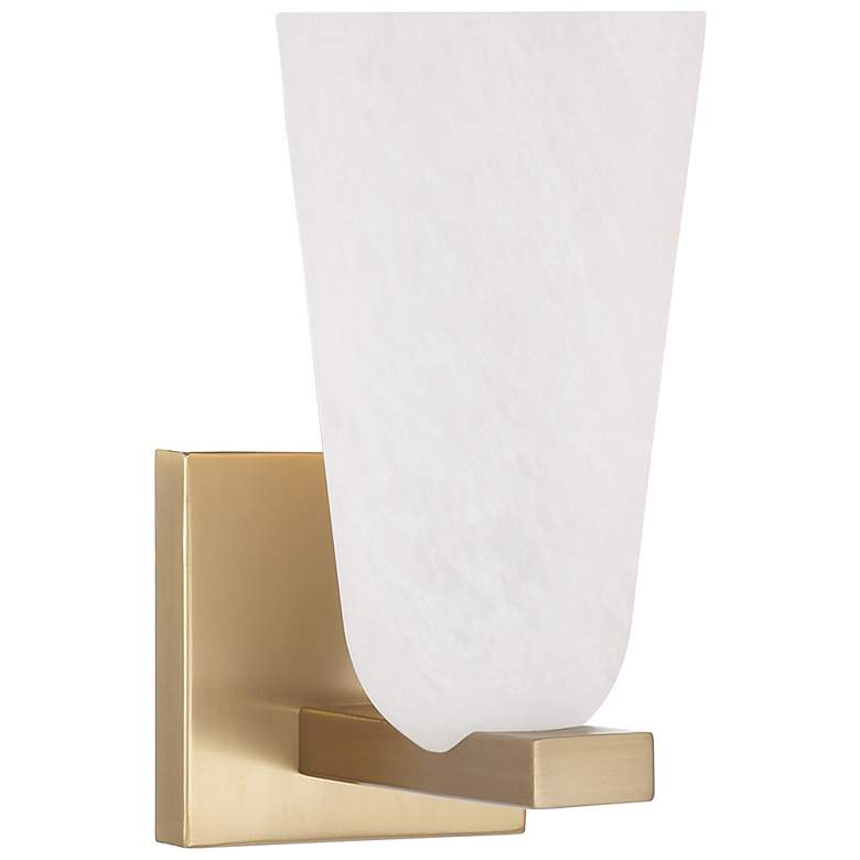 Image 1 Capital Lighting Romy 1 Light Sconce 4.75" Matte Brass