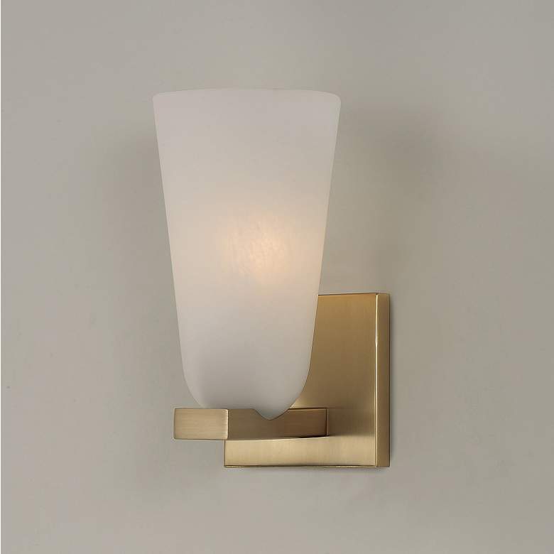 Image 1 Capital Lighting Romy 1 Light Sconce 4.75" Matte Brass