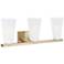 Capital Lighting Romy 3 Light Vanity 24" Matte Brass