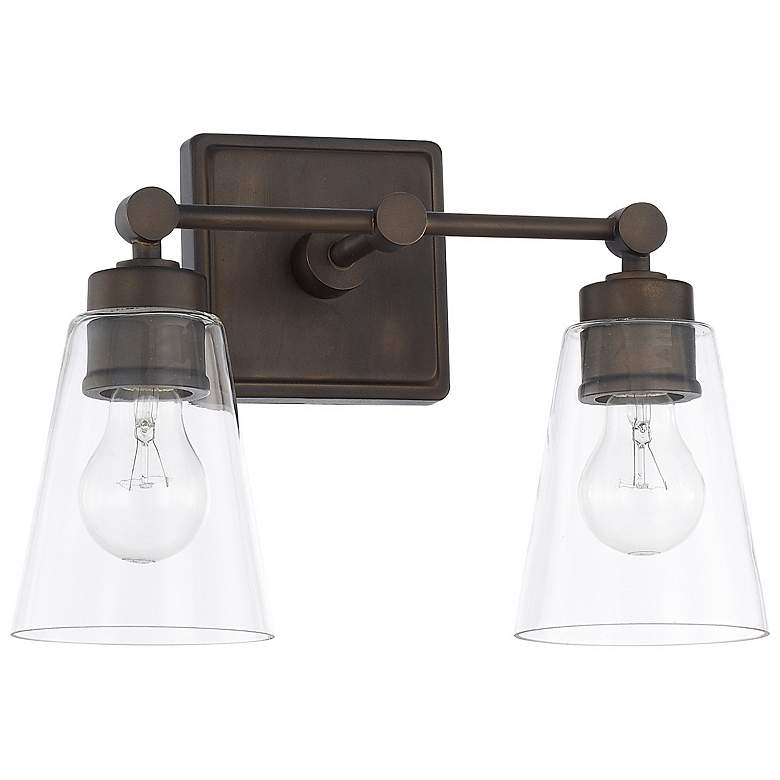 Image 1 Capital Lighting Rory 2 Light Vanity Old Bronze