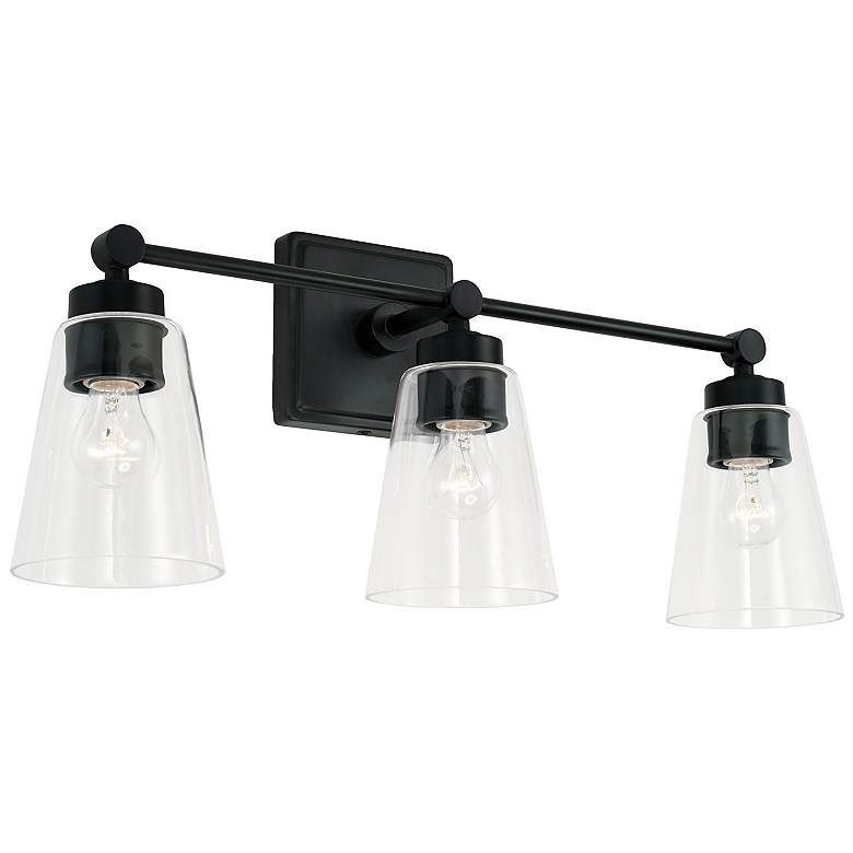 Image 1 Capital Lighting Rory 3 Light Vanity Matte Black