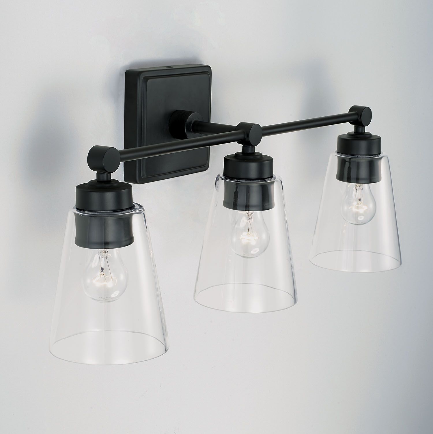 Image 3 Capital Lighting Rory 3 Light Vanity Matte Black more views