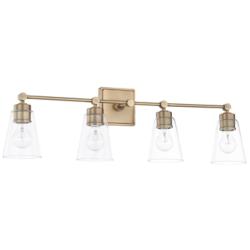Capital Lighting Rory 4 Light Vanity Aged Brass