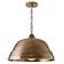 Capital Lighting Rustic 18" Wide Oxidized Brass Dome Pendant Light