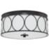 Capital Lighting Rylann 3 Light Flush Mount Matte Black