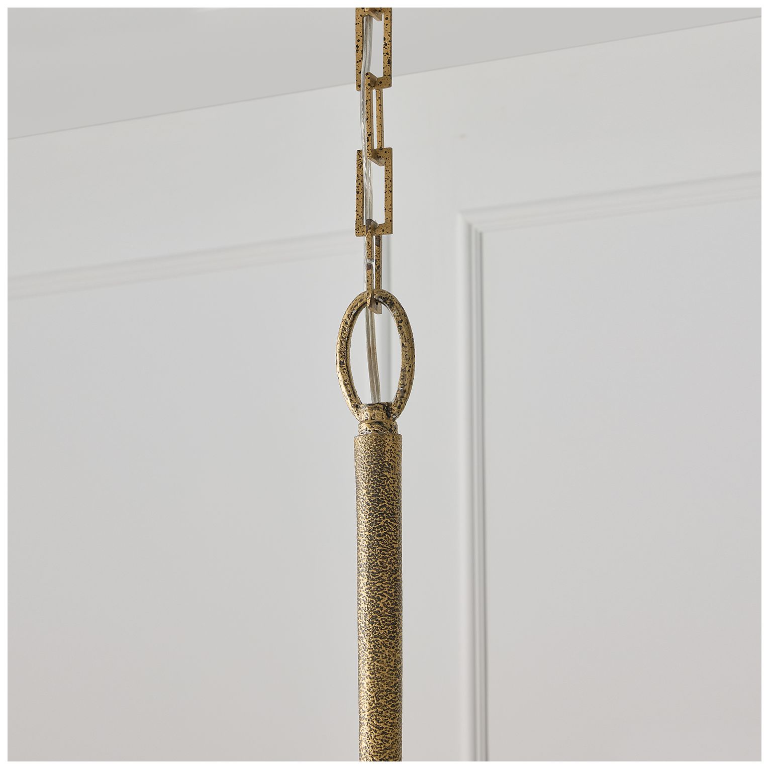 Capital Lighting Savari 6 Light Chandelier 39" Artisan Gold