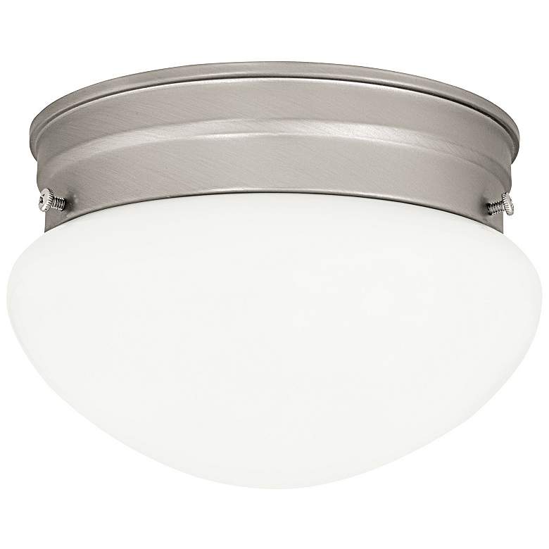 Image 1 Capital Lighting Scott 1 Light Flush Mount Matte Nickel