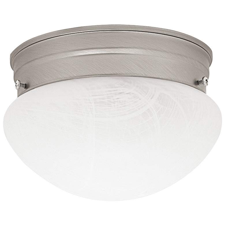 Image 1 Capital Lighting Scott 1 Light Flush Mount Matte Nickel