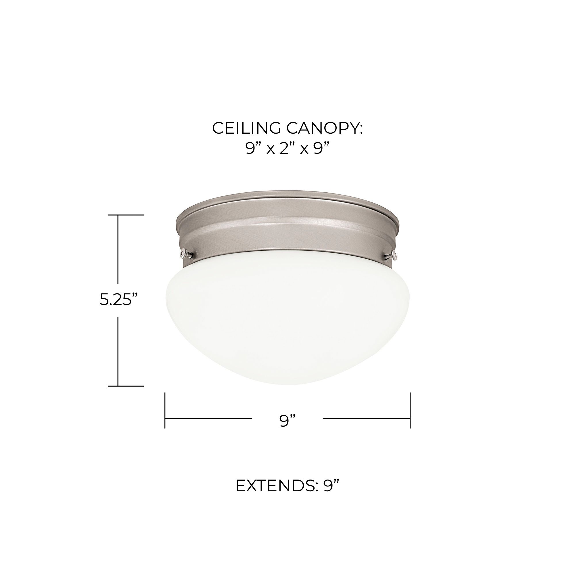Image 2 Capital Lighting Scott 2 Light Flush Mount Matte Nickel more views