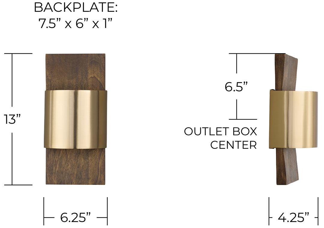 Image 7 Capital Lighting Sidney 1 Light Sconce 6 more views