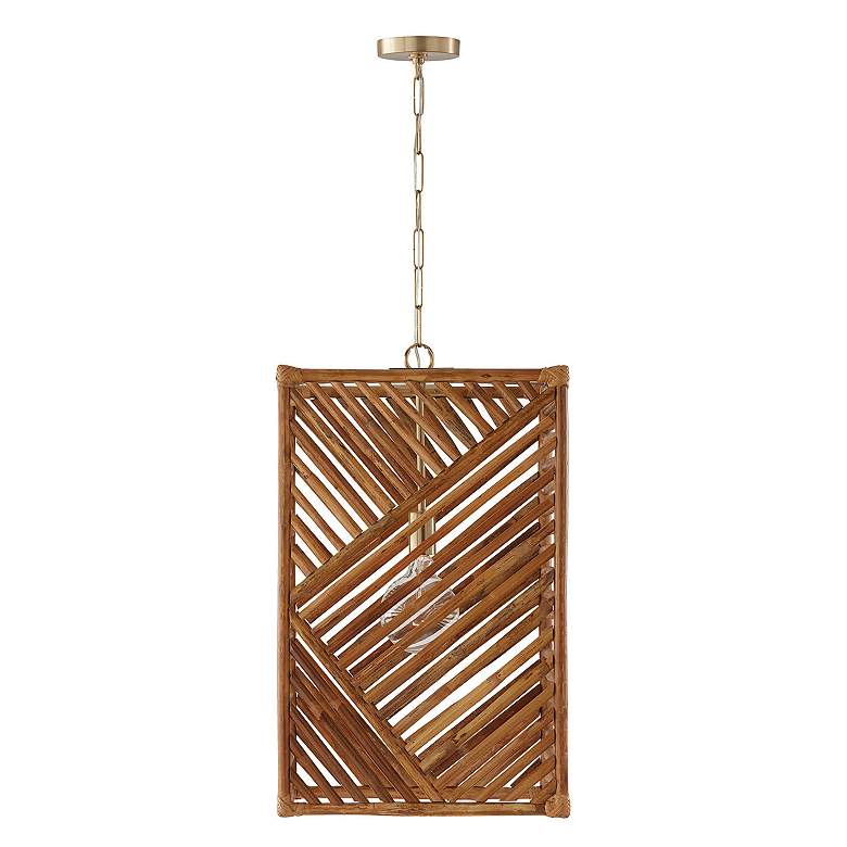 Image 5 Capital Lighting Soleil 1 Light Foyer Matte Brass more views