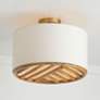 1_Capital Lighting Soleil 3 Light Semi-Flush Matte Brass