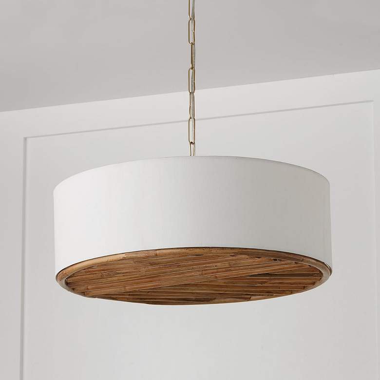 Image 3 Capital Lighting Soleil 4 Light Pendant Matte Brass more views