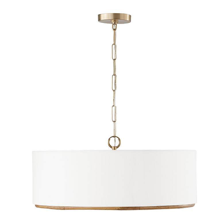 Image 5 Capital Lighting Soleil 4 Light Pendant Matte Brass more views