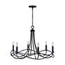 Thumbnail3 of Capital Lighting Sonnet 6 Light Chandelier Matte Black more views