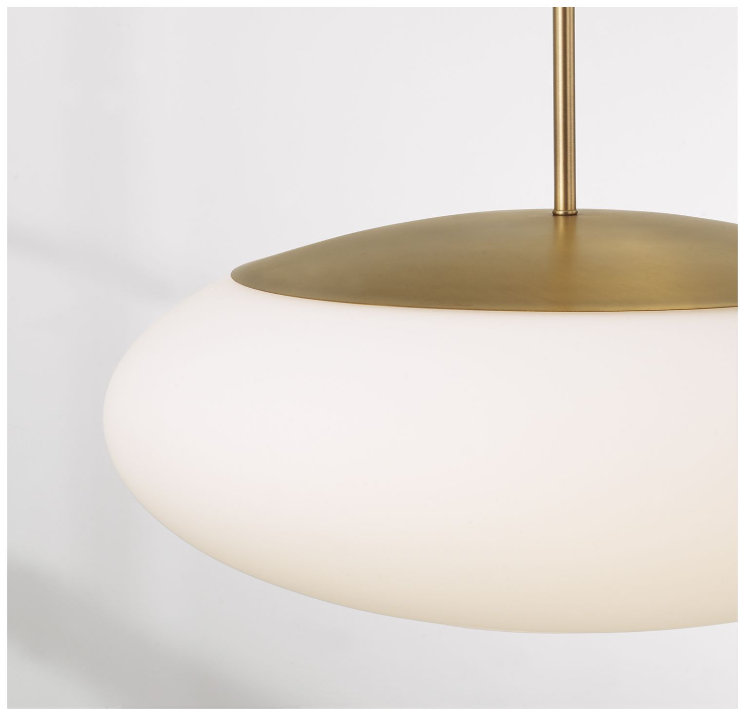 Image 3 Capital Lighting Soren 1 Light Pendant 20" Aged Brass more views