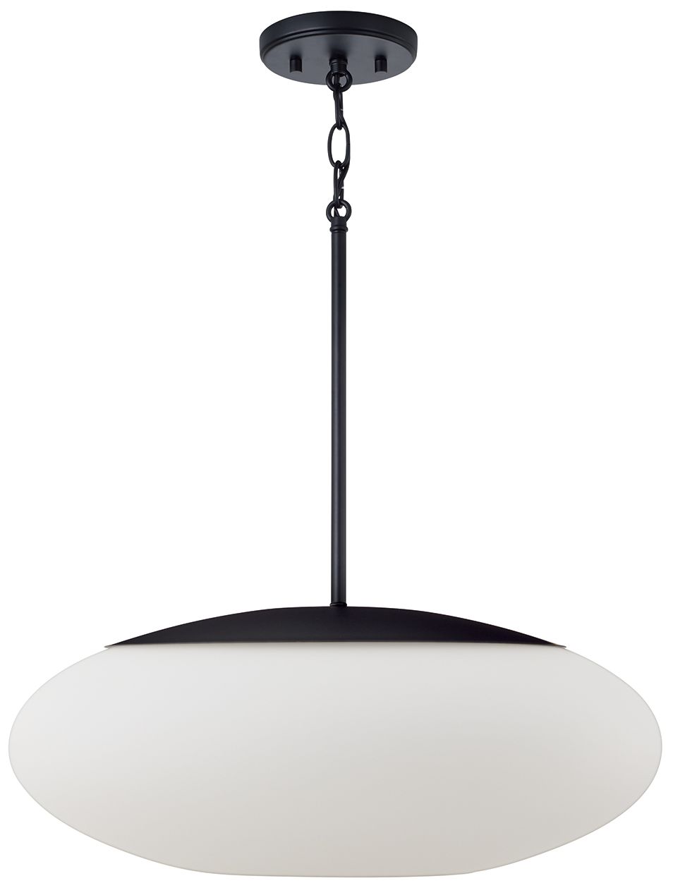 Image 5 Capital Lighting Soren 1 Light Pendant 20" Matte Black more views