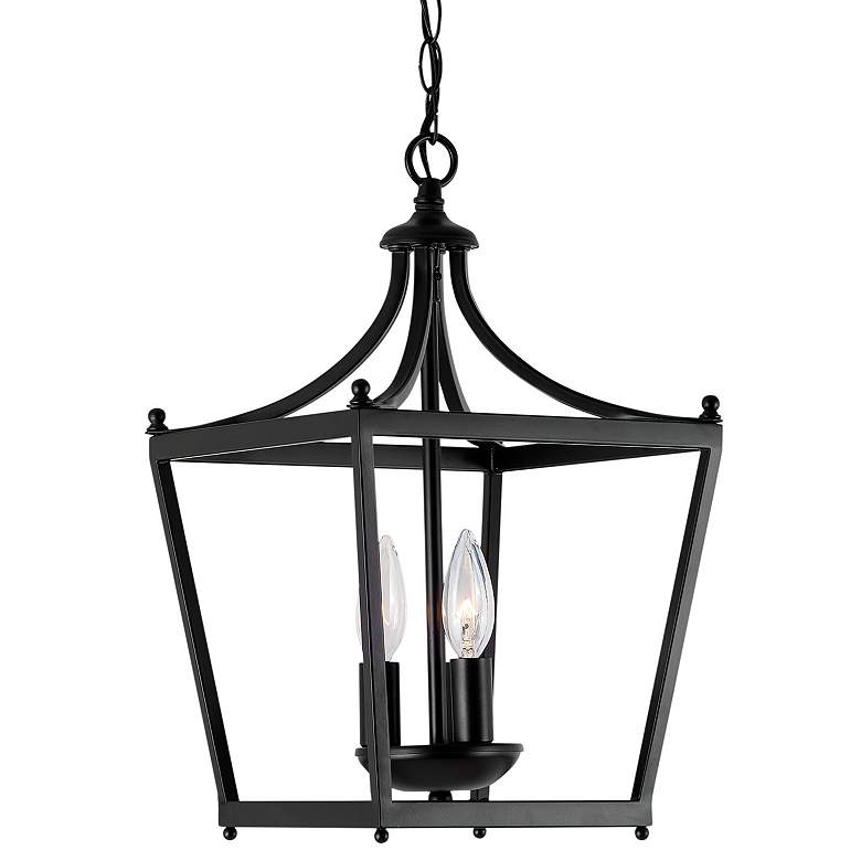 Image 1 Capital Lighting- Stanton 3-Light Foyer- 10.25" Matte Black