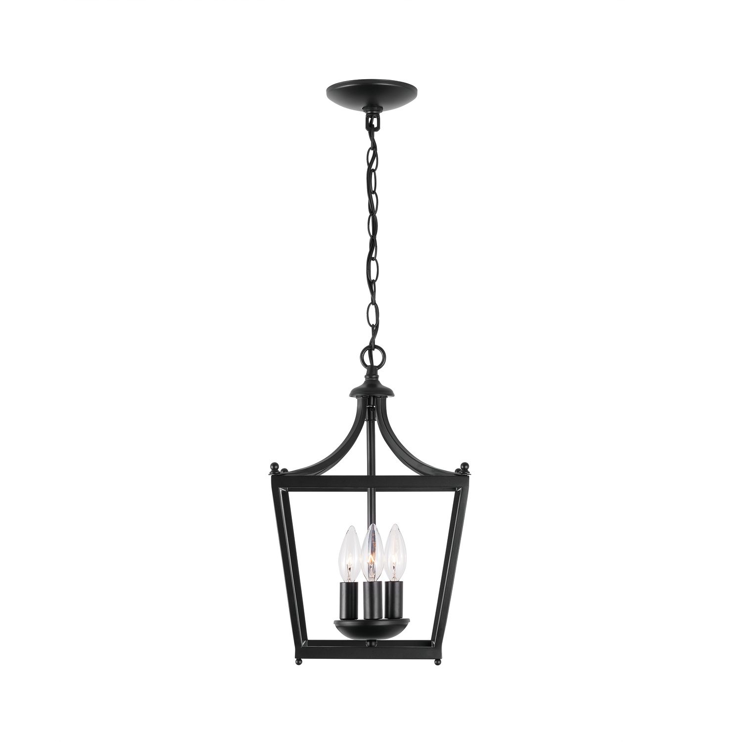 Image 5 Capital Lighting- Stanton 3-Light Foyer- 10.25" Matte Black more views