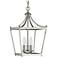 Capital Lighting- Stanton 3-Light Foyer- 10.25" Polished Nickel