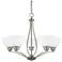 Capital Lighting Stanton 5 Light Chandelier 27" Brushed Nickel