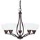 Capital Lighting Stanton 5 Light Chandelier 27" Burnished Bronze