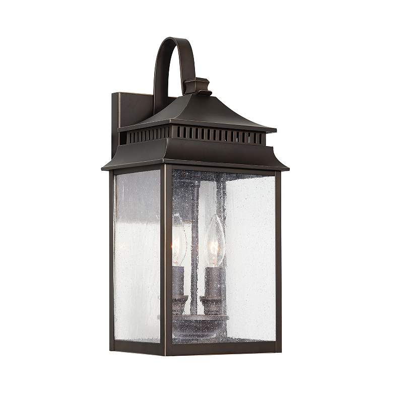 Image 4 Capital Lighting Sutter Creek 2 Light Outdoor Wall Lantern Oiled Bronze more views