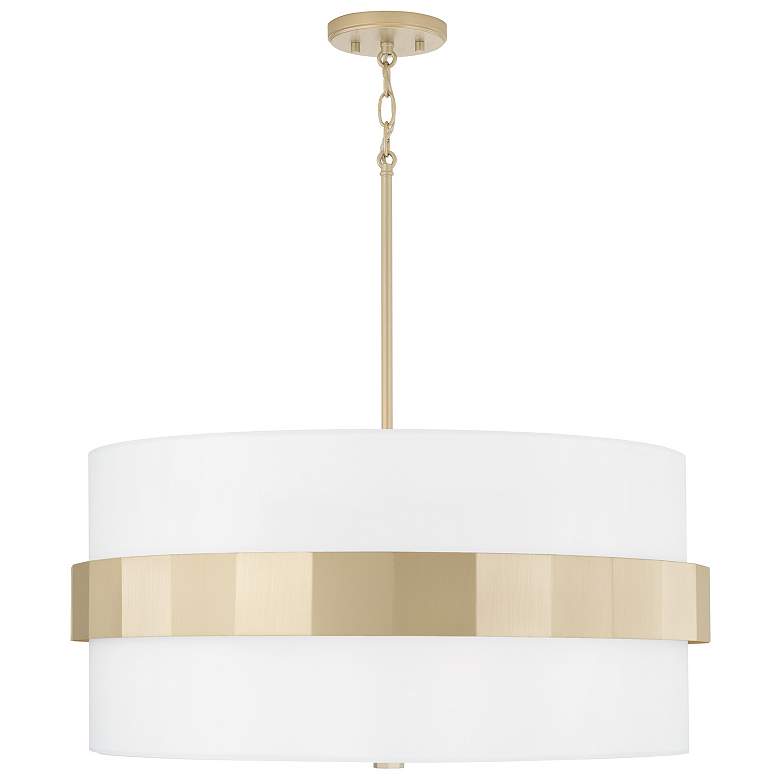 Image 2 Capital Lighting Sutton 26" Wide Modern Soft Gold Drum Pendant Light